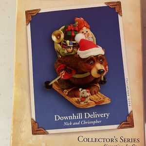 Hallmark ornaments- downhill delivery